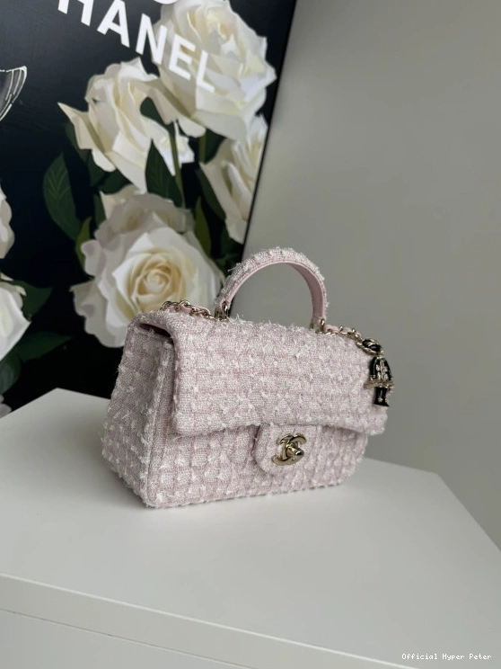 Hyper Peter FLAP HANDLE-20*12*6cm WITH CHANEL TOP BAG 0730